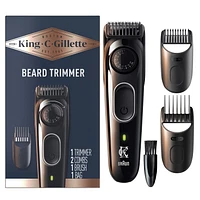 King C. Gillette Cordless Men’s Beard Trimmer Shave Kit, 1 Kit