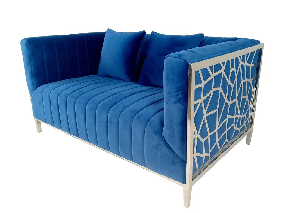 Canadian Valentine Loveseat Blue