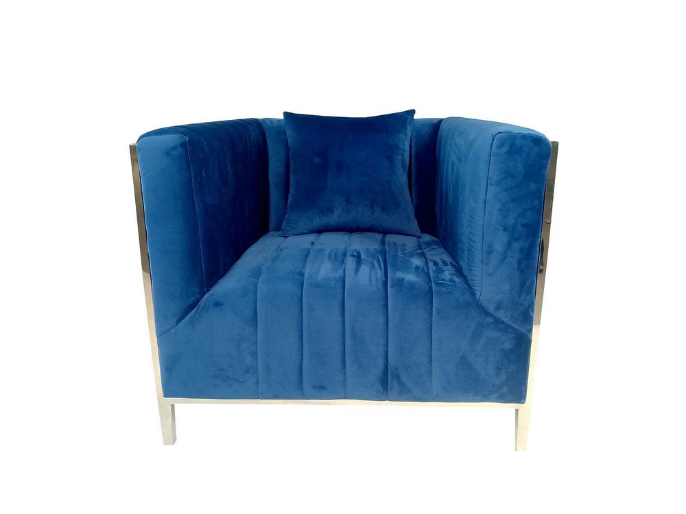 Canadian Valentine Arm Chair Blue