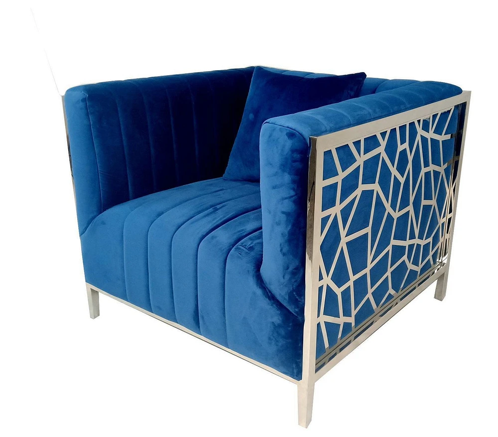 Canadian Valentine Arm Chair Blue