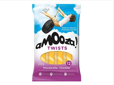 AMOOza Mozza Cheddar Cheese Twists