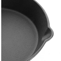 Gibson Home Addlestone 3 Piece Cast Iron Pre Seasoned Skillet Set