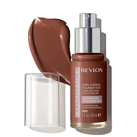 Revlon Illuminance Skin-Caring Liquid Foundation Makeup, Medium Coverage, 30mL, Illuminate your skin’s radiance.