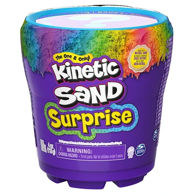 Kinetic Sand Surprise, Mini Mystery Surprise, Made with Natural Sand, Play Sand Sensory Toys for Kids Ages 3 and Up (Styles May Vary)