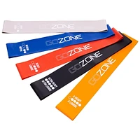 GoZone 5-Pack Looped Resistance Bands – Multi-Colour, With carry bag