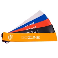 GoZone 5-Pack Looped Resistance Bands – Multi-Colour, With carry bag