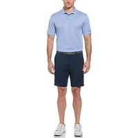 Ben Hogan Polo de Golf en jacquard à imprimé géométrique Birdseye Pour hommes Homme