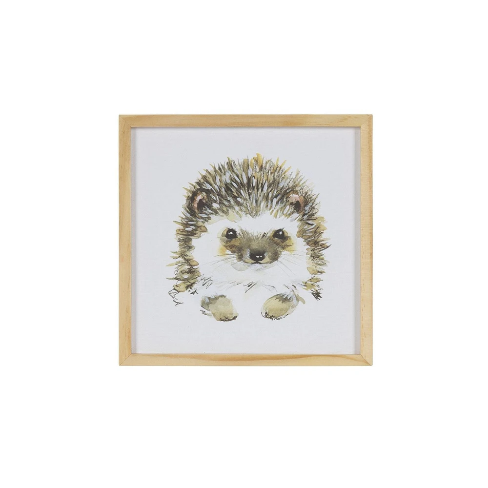 hometrends Woodland Animals Framed Art 3 Piece Set