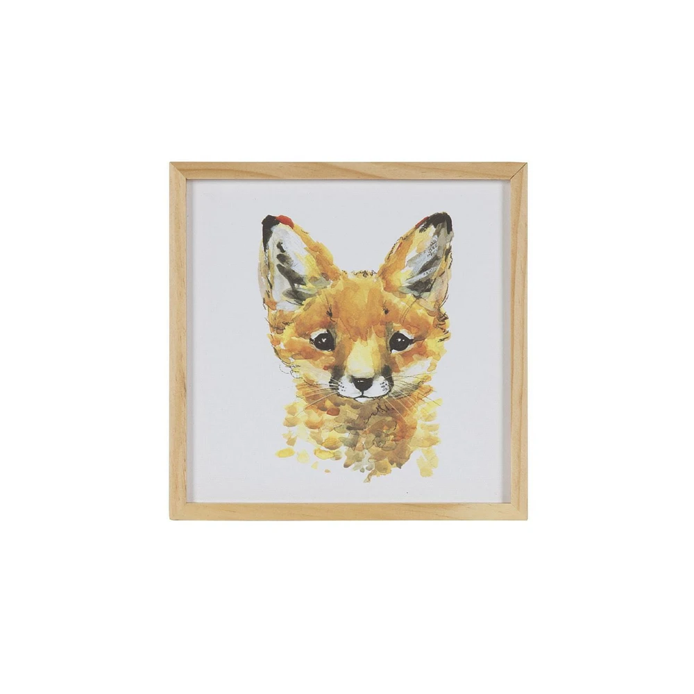 hometrends Woodland Animals Framed Art 3 Piece Set