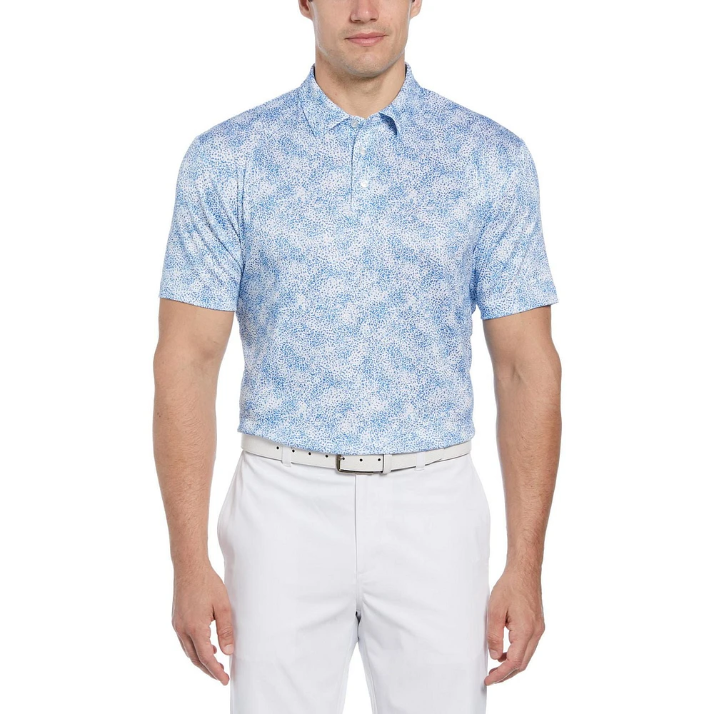 Ben Hogan Men's All-Over Confetti Print Golf Polo Shirt