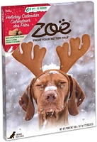 calendrier des Fêtes Zoë pour chiens avec régals à l’érable et de bacon