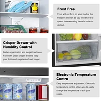 Galanz Top Freezer Refrigerator, 12 cu.ft.