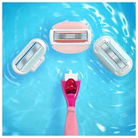 Gillette Venus Comfortglide White Tea Women's Razor - 1 Handle + 5 Refill, 0MX