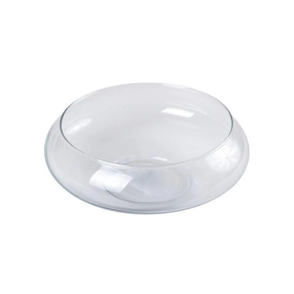 LARGE GARDEN DISH, GLASS DISH