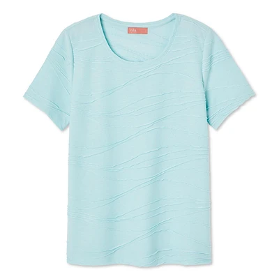 T-shirt à motif ondulé Iyla pour femmes