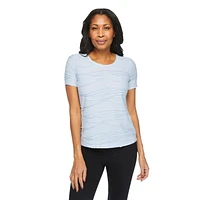 T-shirt à motif ondulé Iyla pour femmes