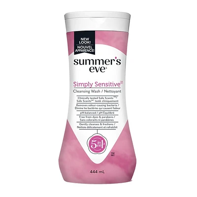 Summer's Eve 5 in 1 Simply Sensitive Nettoyant 444 ml