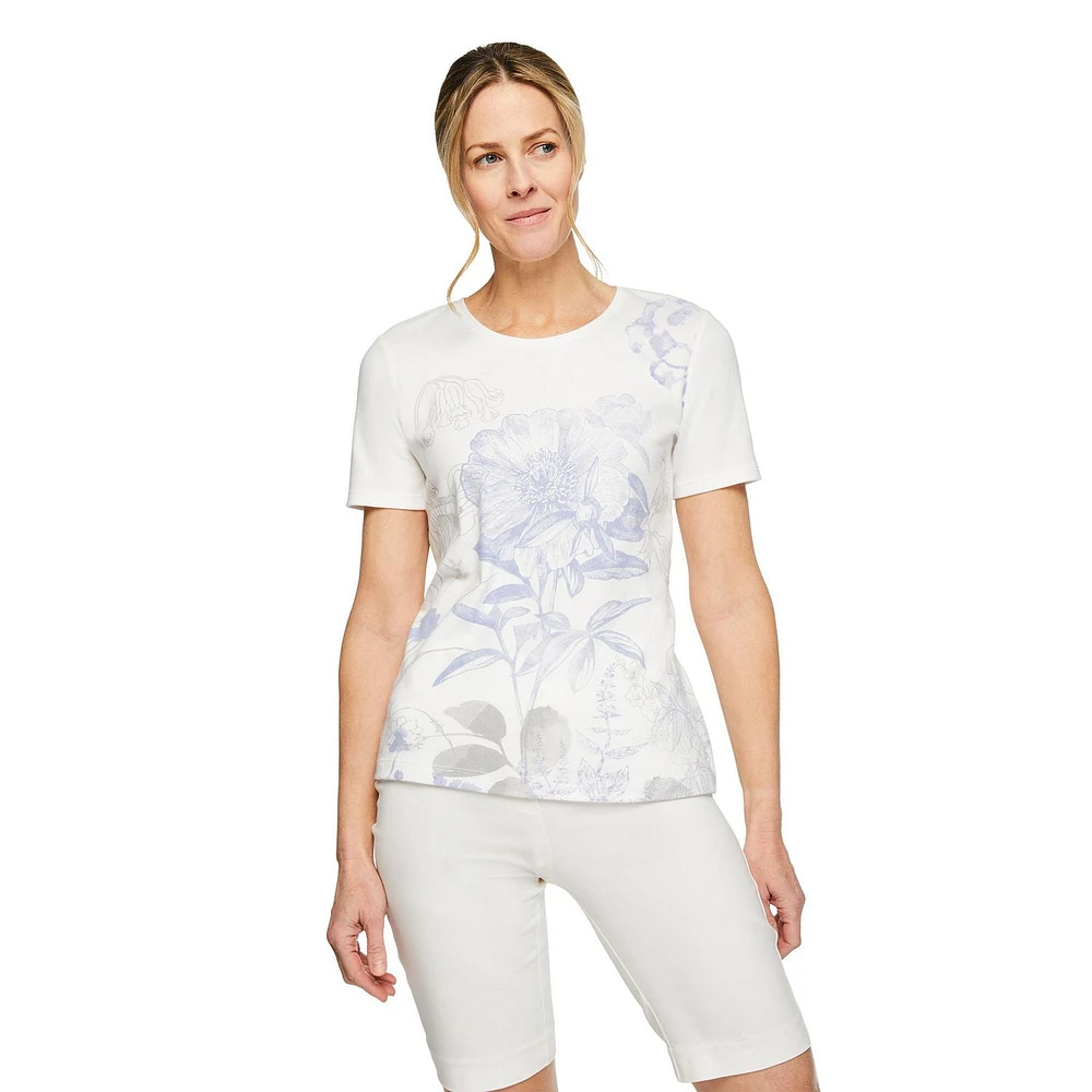 Haut en tricot interlock Iyla pour femmes Tailles P-TTG