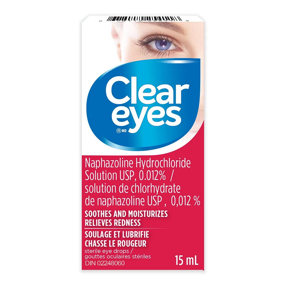 Clear Eyes Eye Drops, 15 mL