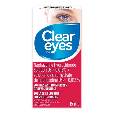 Clear Eyes Eye Drops, 15 mL