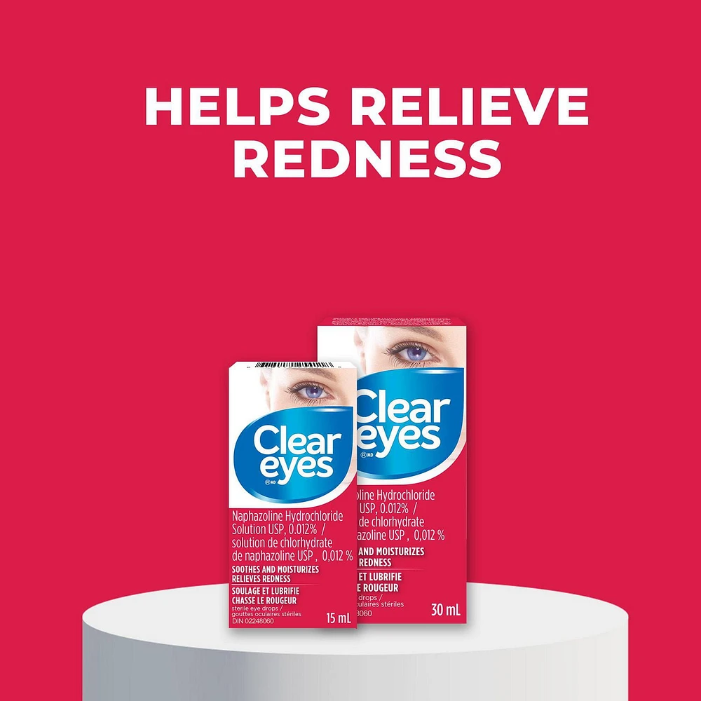 Clear Eyes Eye Drops, 15 mL