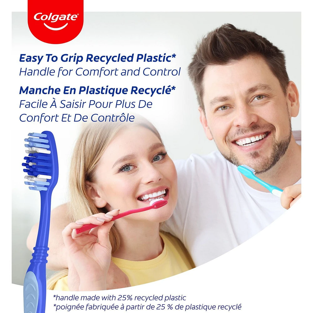 Brosse à dents moyenne Colgate Extra Clean - 6 pack 6 Pack