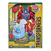 Transformers Bumblebee Cyberverse Adventures Dinobots Unite Toys Ultimate Class Autobot Hot Rod Figure, Energon Armor, Ages 6 and Up, 9-inch