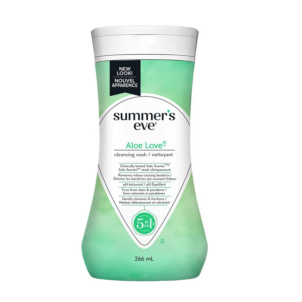 Summer's Eve Aloe Love Cleansing Wash for Sensitive Skin, 266 mL