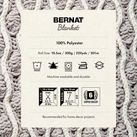 Bernat® Blanket™ #6 Super Bulky Polyester Yarn 10.5oz/300g