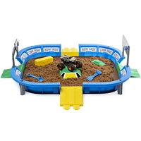 Monster Jam 24" Playset Dirt Arena w/ Die-Cast Monster Jam Truck