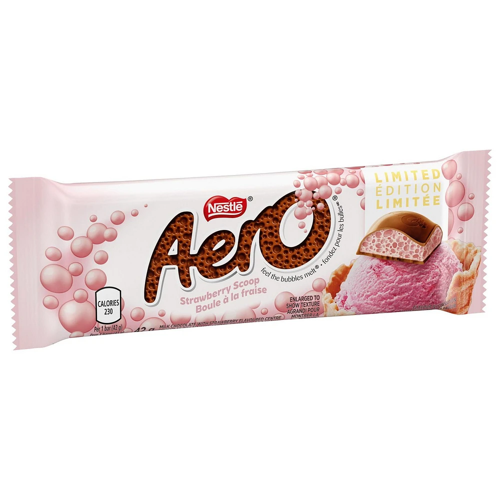 AERO Strawberry Scoop Bar 42 g, GOI F&B - Item Short Description