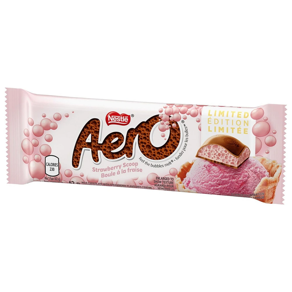 AERO Strawberry Scoop Bar 42 g, GOI F&B - Item Short Description