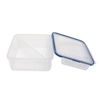 Starfrit LocknLock Lunch 41 oz / 1.2 L Square Container with Divider, Nestable and stackable