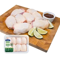 Prime Bone-in Chicken Thighs, Raised Without Antibiotics, 6-8 Thighs