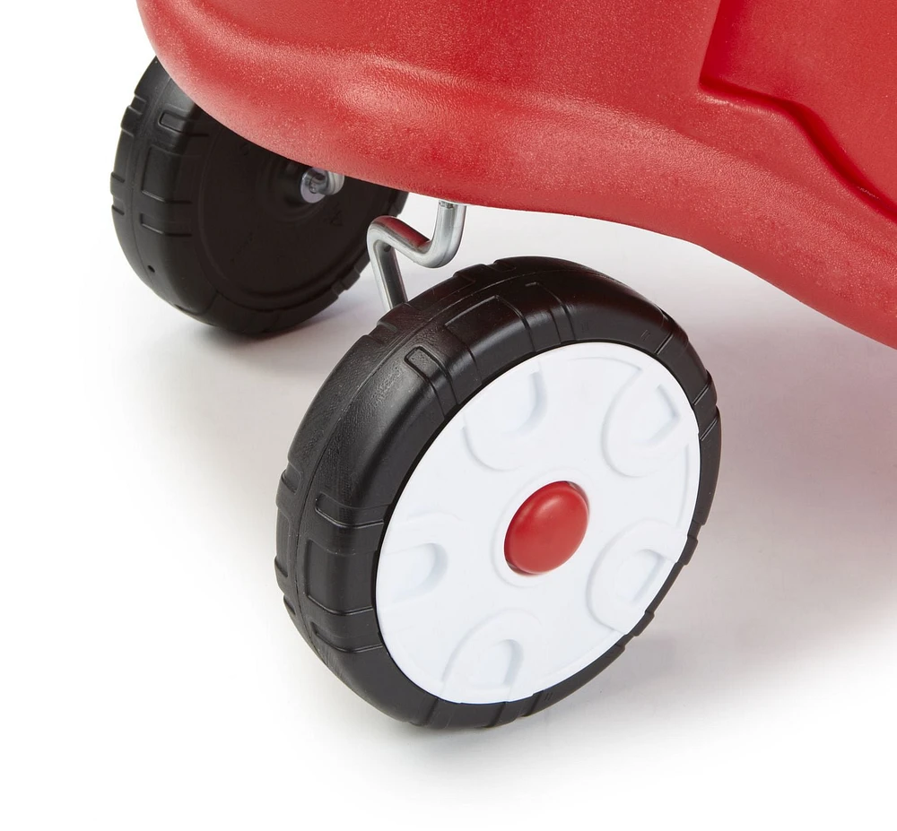 Little Tikes Cozy Coupe Ride-On Toy, Removable floor board.