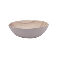 HomeTrends Bamboo Melamine Round Serve Bowl