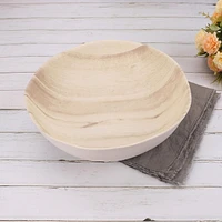 HomeTrends Bamboo Melamine Round Serve Bowl