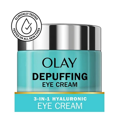 Olay Hyaluronic + Peptide 24 Gel Eye Cream, Fragrance-Free, 15ML