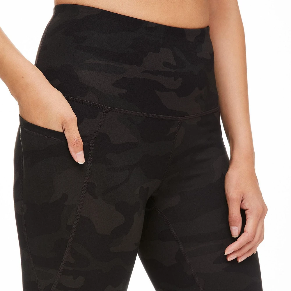 Legging imprimé avec poches Athletic Works pour femmes Tailles TP–TTG