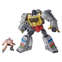 Transformers Toys Studio Series 86-06 Leader Class The Transformers: The Movie 1986 Grimlock and Autobot Wheelie Action Figure - Ages 8 and Up, 8.5-inch