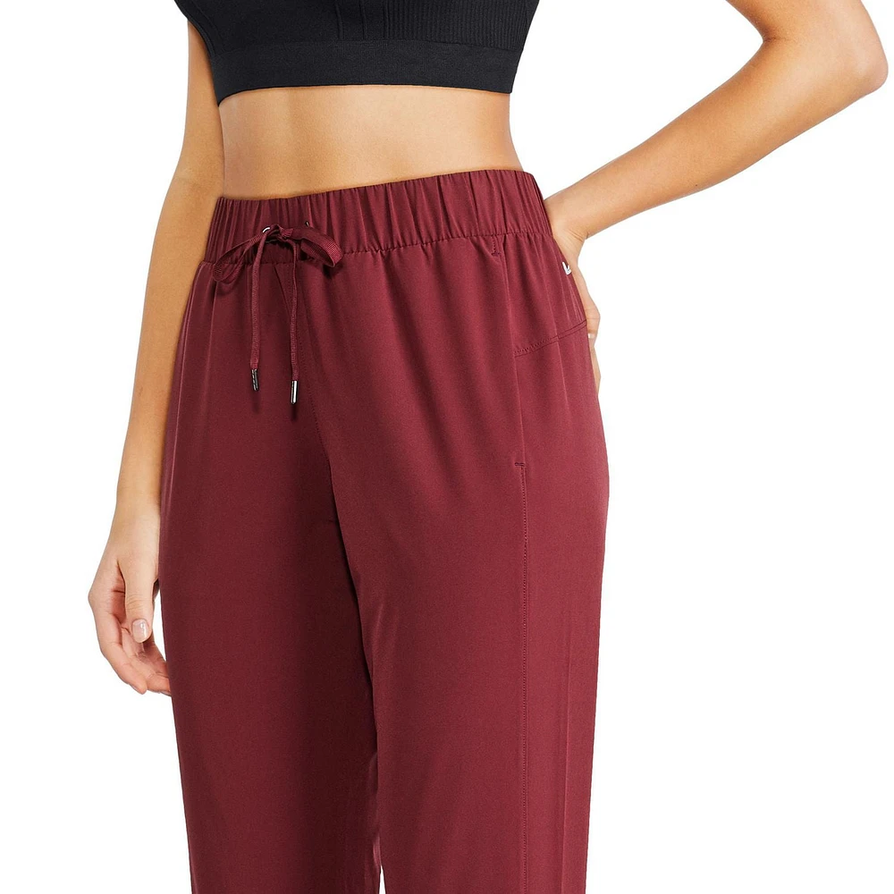 Athletic Works Women's Ribbed Cuff Woven Pant, Sizes XS-XXL