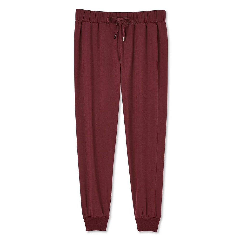 Athletic Works Women's Ribbed Cuff Woven Pant, Sizes XS-XXL
