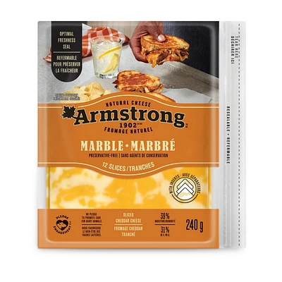 Armstrong Marble Cheddar Cheese Slices