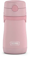 Thermos Baby Vacuum Insulated  Stainless Steel 10 Oz Straw Bottle, 10 Oz Bottle