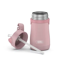 Thermos Baby Vacuum Insulated  Stainless Steel 10 Oz Straw Bottle, 10 Oz Bottle