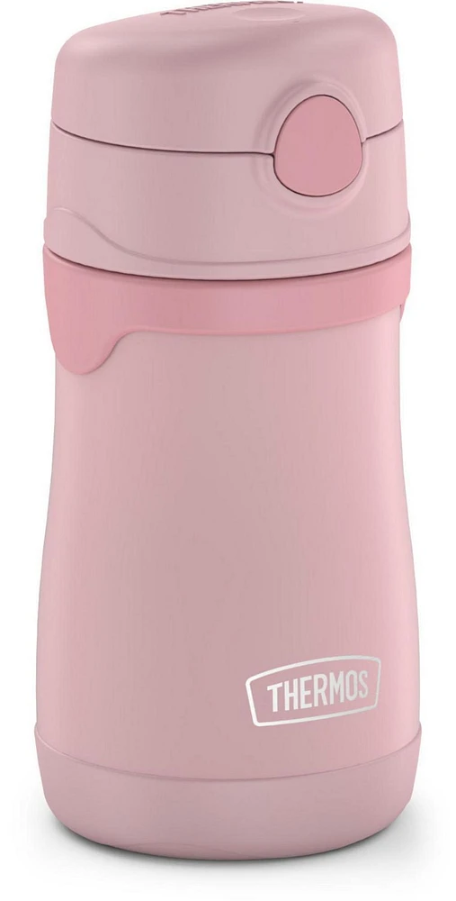 Thermos Baby Vacuum Insulated  Stainless Steel 10 Oz Straw Bottle, 10 Oz Bottle