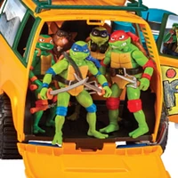 Teenage Mutant Ninja Turtles : Van de livraison de pizza et de feu Mutant Mayhem Véhicule figurine TMNT