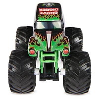 Monster Jam, Official Grave Digger Monster Truck, Die-Cast Vehicle, 1:64 Scale, Kids Toys for Boys Ages 3 and up