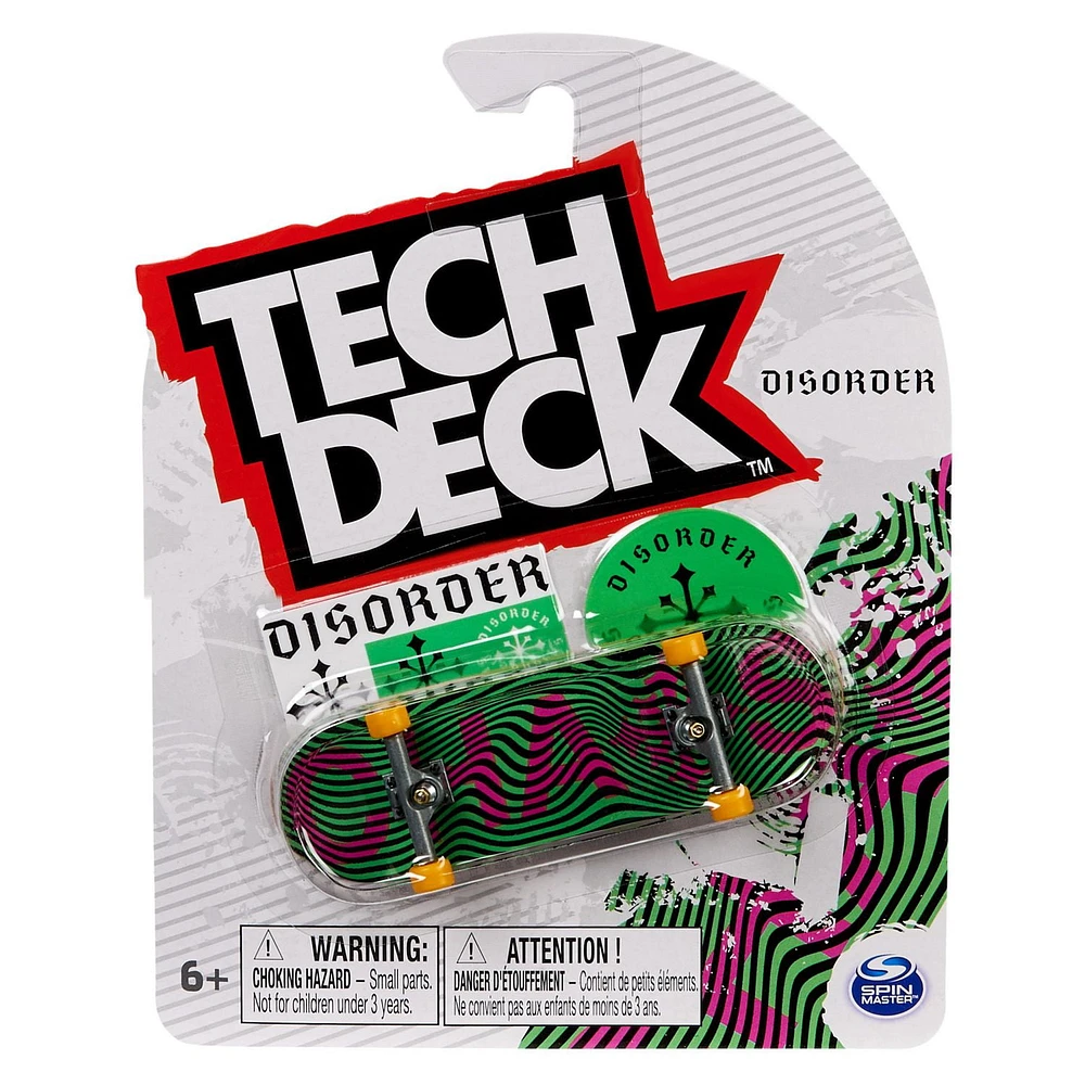 Tech Deck, 96mm Fingerboard Mini Skateboard with Authentic Designs, For Ages 6 and Up (Styles May Vary), Mini Skateboard