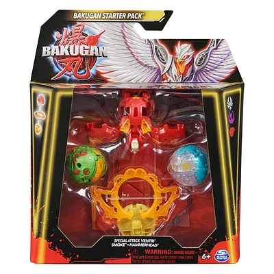 Bakugan Starter 3-Pack, Special Attack Bruiser, Octogan, Nillious